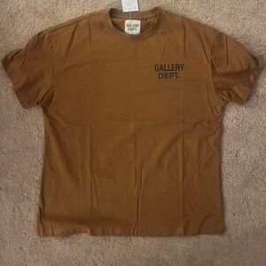 Gallery Dept Tan Short Sleeve Tee